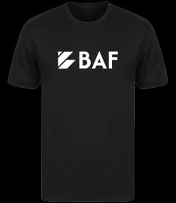 T-Shirt in Black (front)