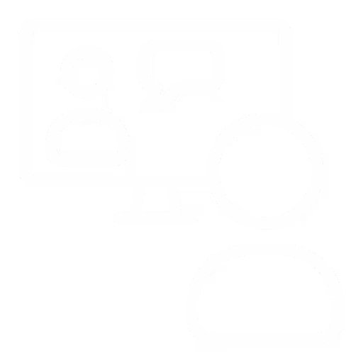 Icon of person in front of board