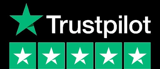 5 star Trustpilot logo